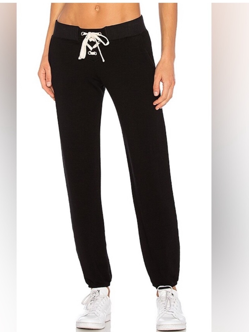 Monrow super soft sweatpants in black